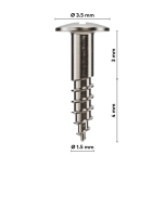 creos™ screw fixation, Tenting-Schrauben, 1,5 x 3 mm (5/Pkg)