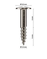 creos™ screw fixation, Tenting-Schraube, 1,5 x 4 mm (1/Pkg)