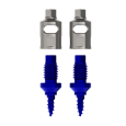 Bone Screw and Screw Cap, EDX - 2.7Ø x 4mm - 2 ct.
