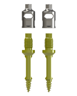Bone Screw/Nut, EDX - Ø 3.2 x 16 mm (2/pkg)