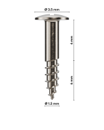 creos™ screw fixation, Tenting-Schrauben, 1,5 x 4 mm (5/Pkg)