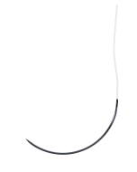 creos™syntostitch, PTFE suture, USP3-0, 45cm, Needle: 3/8circle, reverse cutting, 19mm, black (12/pk