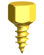 Bone Screw Ø 2.0 mm x 4 mm (3/pkg)