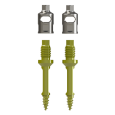 Bone Screw and Screw Cap, EDX - 3.2Ø x 16mm - 2 ct.