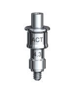 Guided Template Abutment with Screw NobelActive RP 4.3