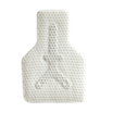 creos™ syntoprotect Ti-reinforced PTFE membrane, 150 microns, 17 x 25 mm, shape Nº 3 (2/pkg)