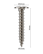 Pro-fix™ Precision Fixation System - 10 mm Fully Threaded Tenting Screw (1/pkg)