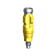 Impression Coping Closed Tray Conical Connection RP Ø 3.6 × 9 mm