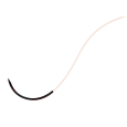 Cytoplast™ PTFE Suture 28 inches USP 3/0 white, 19 mm black 3/8 circle reverse cutting needle